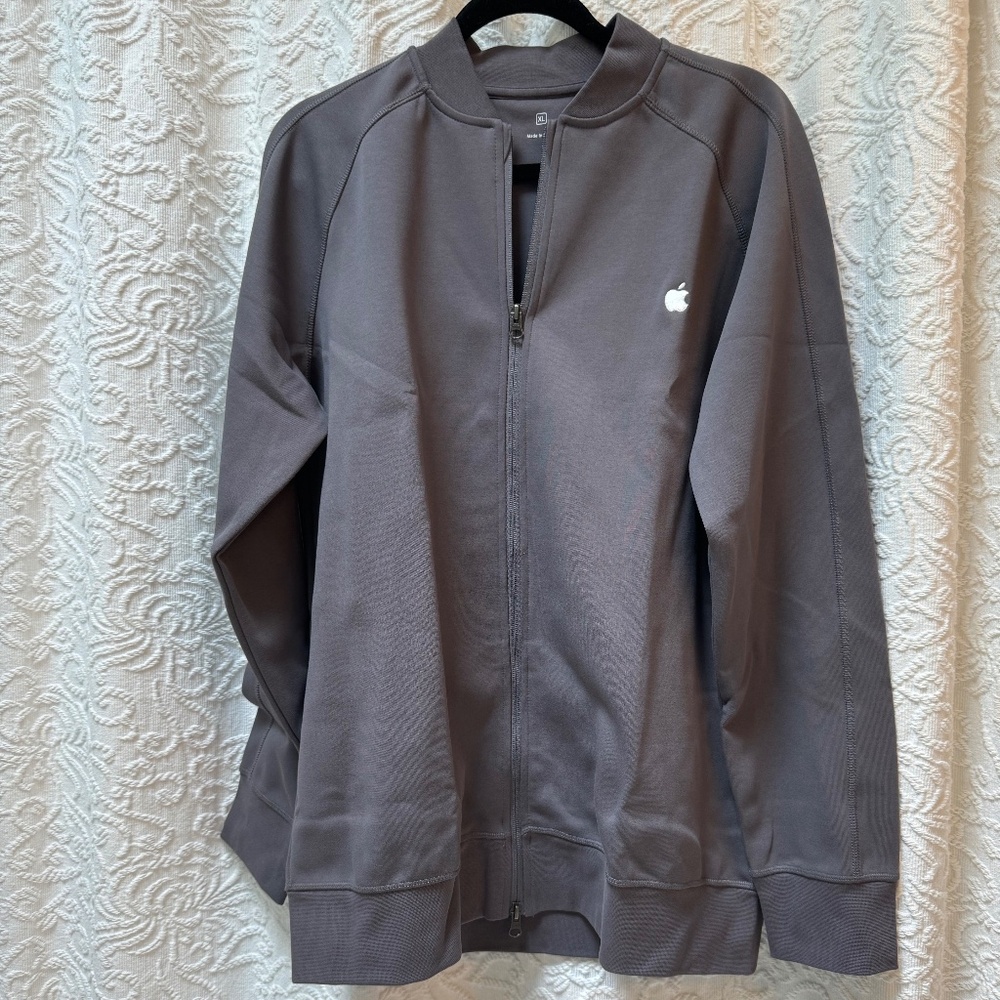 Apple Store Employee "Varsity Jacket" NWT/XL/Grey